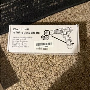 Electric Drill Refit Plate Shears